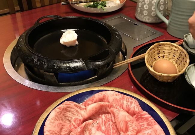 ステーキにすき焼きと肉づくし