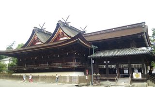 回廊が素晴らしい