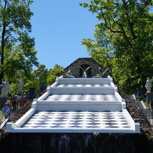 チェスの山の滝