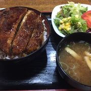 ボリュームたっぷり！おいしいソースかつ丼