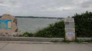 漁に利用した石積み