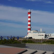 紅白に塗られた美しい姿です