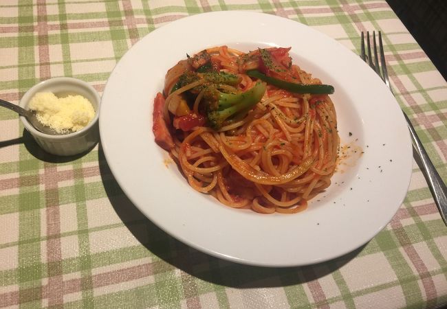 サラダバーのかぼちゃサラダが美味い(^ ^)