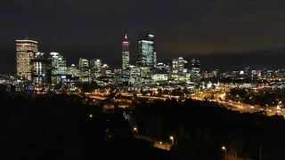 パースの夜景が一望できました　キングスパーク