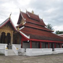 五重の屋根の赤が特徴だという