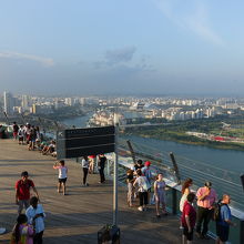 レストラン・セラヴィから見たスカイパーク