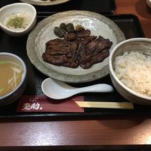 特上牛タン定食　柔らくて絶品です