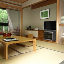 布団は自分で敷きます