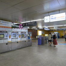 地下鉄1号線のチャガルチ駅