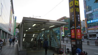 チャガルチ市場がすぐ