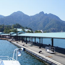 四国からの高速艇が着く桟橋