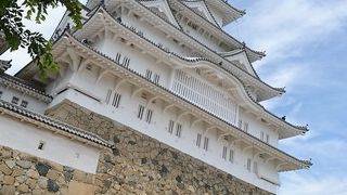 目の前に姫路城