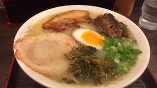 北海道で九州ラーメンを食べるとは。