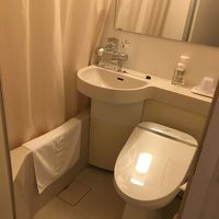 ビジネスホテルによくある一体型。きれいでした。