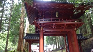 割と新しく出来た門のようです。