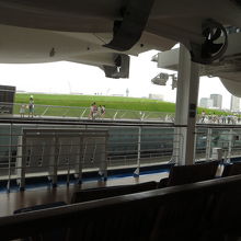 船内から見た大さん橋