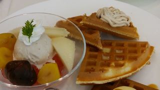 フルーツが美味しい。