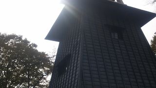 沼田城址公園の鐘楼。