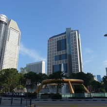 サンティックシティモール前の広場から