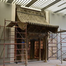 中国美術部門は一部改装中でした。