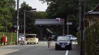 同志社大学側の門