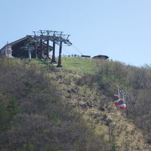 榛名山のロープウェイ