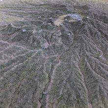 ビジターセンターの榛名山ジオラマ。このスケールの大きさが魅力