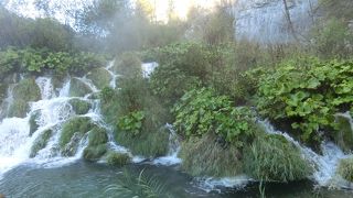 滝というより流れですが美しい