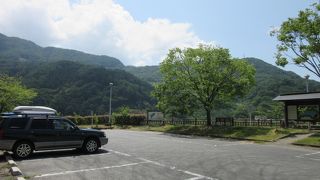 昇仙峡の奥にあるロックフィルダム