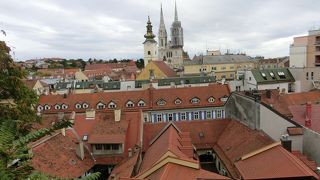 街を展望でき景色がいい道