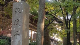 句の刻まれた石柱