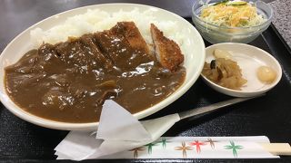 カレーが少し残念
