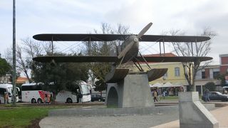 リンドバーグが飛んだ飛行機が展示されていました