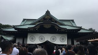 終戦記念日に訪れました