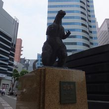 ちょっとは迫力を感じるように下から。