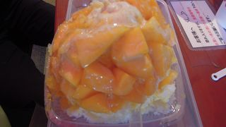 ビッグサイズのかき氷！