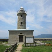 海・船・対岸の島々との景観が素晴らしい