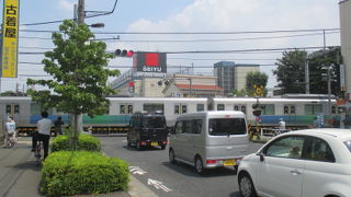 小金井街道唯一の開かずの踏切は開いていました。
