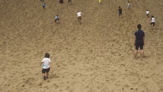 砂丘の幅、思ったより狭かった。