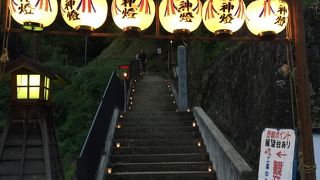 展望台から足助の町並みが一望