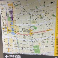 地下街までの地図