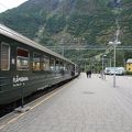 フィヨルドの観光列車