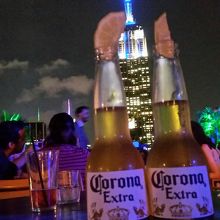 素敵な景色を見ながら乾杯♪