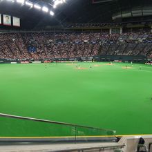 レフトスタンドから