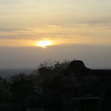 ボコの丘から眺める夕日