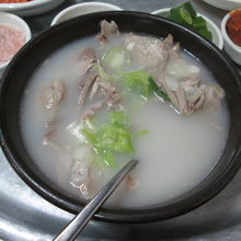 テジクッパ(6500won)です。 