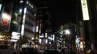 単なる飲食店とかが集まる繁華街