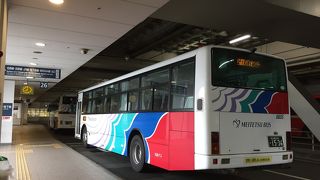 中・長距離のバスが発着する名古屋駅すぐのターミナル