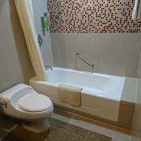 勿論、シャワーは上に設置されています。ただし動きません。