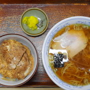 ミニかつ丼セット